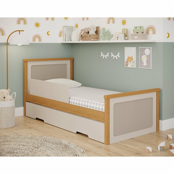 Cama Infantil Bibox Bela Cimol Nature/off White