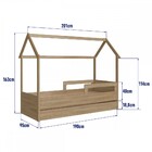 Cama Infantil Bicama Aveiro Oak - Completa Móveis