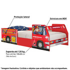 Cama Infantil Bombeiro Plus Vermelho - Pura Magia