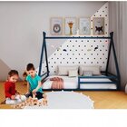 Cama Infantil Cabana Barra Solteiro  Escrita Antiga