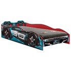 Cama Infantil Carro 100%mdf Com Faróis Led Twister P13 Vermel