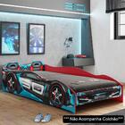 Cama Infantil Carro 100%mdf Twister P13 Vermelho - Mpozenato