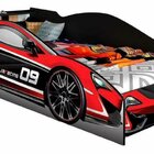 Cama Infantil Carro Force 09 Infantil J&a Móveis Vermelho