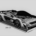 Cama Infantil Carro Force 09 Solteiro J&a Móveis