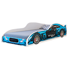Cama Infantil Carro Gt Funcional Design Moderno E Seguro Azul