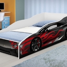 Cama Infantil Carro Preto e Vermelho