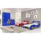 Cama Infantil Carro Rally Azul
