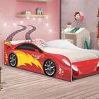 Cama Infantil Carro Velocista Vermelho