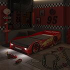 Cama Infantil Carros Disney Plus Com Led Pura Magia Vermelho/