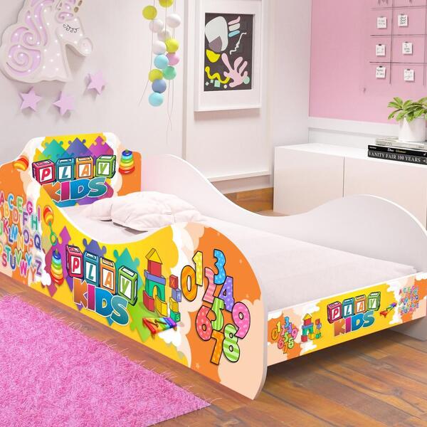 Cama Infantil Carruagem Didática Play Kids Com Colchão D20 -