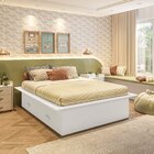 Cama Infantil Casal Com 4 Gavetas Gades Yescasa Branco