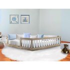 Cama Infantil Casal Montessoriana Marina Branco/madeirado