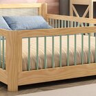 Cama Infantil Casal Montessoriano Wave Com Rattan Casatema Ma