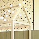 Cama Infantil Casinha Liberdade Junior  Branco Acetinado