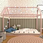 Cama Infantil Casinha Liberdade Limonada Rosa