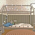 Cama Infantil Casinha Liberdade Prata Fina