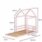 Cama Infantil Casinha Yescasa Limonada Rosa