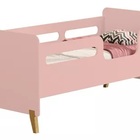 Cama Infantil Cecilia Com Grade De Proteção Rose