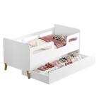 Cama Infantil Cecilia Com Sapateira Branco