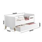 Cama Infantil Cecilia Com Sapateira Branco