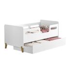 Cama Infantil Cecilia Com Sapateira Branco