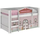 Cama Infantil Com Barraca Doce Casinha Play Branco/rosa - Pur