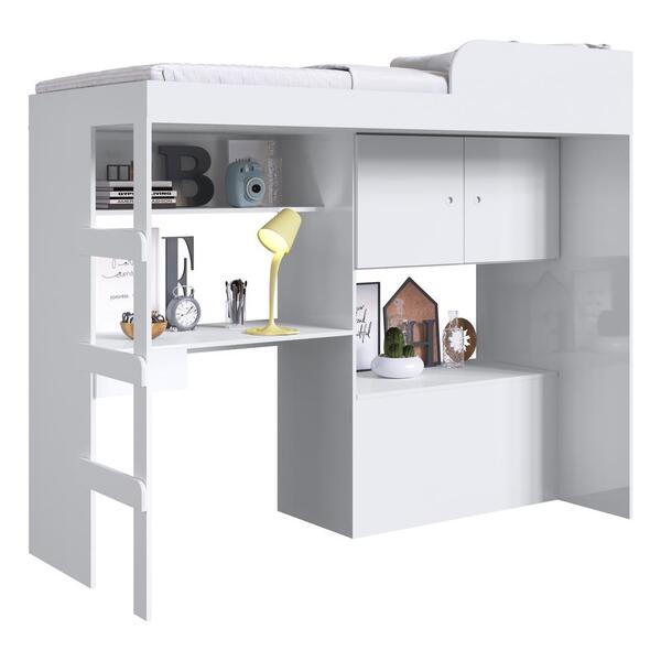 Cama Infantil Com Baú E Escrivaninha Multimóveis Cr40073