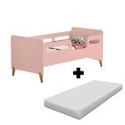 Cama Infantil Com Colchão Rose Cecilia Vj Móveis