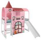 Cama Infantil Com Escorregador E Barraca 1 Torre Casinha Poá
