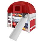 Cama Infantil Com Escorregador E Barraca E Led Relâmpago Mcqu