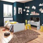 Cama Infantil Com Escorregador E Lousa Multifuncional Pura Ma