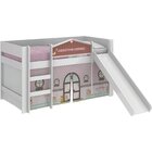 Cama Infantil Com Escorregador Led Doce Casinha Play Pura Mag