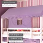 Cama Infantil Com Escorregador, Tenda E Telhado Casatema