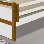 Cama Infantil Com Grade De Proteção Amanda Branco/mel