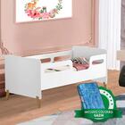 Cama Infantil Com Grade De Proteção Branco Cecília Cambel Com