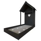 Cama Infantil Com Mesa Dobrável Enjoy Preta