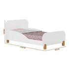 Cama Infantil Com Proteção E Com Colchão Melody Estrela Branca