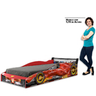 Cama Infantil Com Proteção Lateral E Porta Objetos Quarto Tru