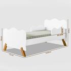 Cama Infantil Com Proteção Lateral Nuvem Branca Angel Cambel