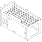Cama Infantil Com Protetor E Cortina 90 Alegria Meu Fofinho B