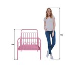 Cama Infantil De Solteiro Em Ferro - Nina Rosa Bebê