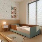 Cama Infantil De Solteiro Montessoriana Em 100% Mdf Premium M