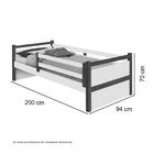 Cama Infantil Diana Branco/mel C/ Colchão