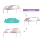 Cama Infantil Divertida Altura 125cm Com Escorregador, Telha