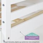 Cama Infantil Divertida Altura 125cm Com Escorregador, Telha