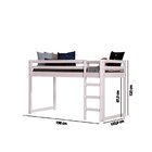 Cama Infantil Divertida Com Grade De Proteção Casatema Madeir