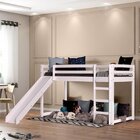 Cama Infantil Divertida Com Grade De Proteção E Escorregador