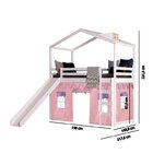 Cama Infantil Divertida Escorregador, Telhado Clarabóia,janel