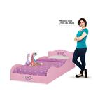 Cama Infantil Doll Diversão Com Grade De Proteção - Rosa