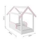 Cama Infantil Dreams Branca E Rosa